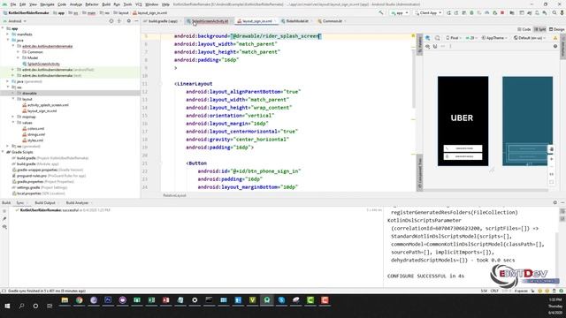 Kotlin Android Tutorial - New Uber Clone #11 Rider App Register User смотреть онлайн
