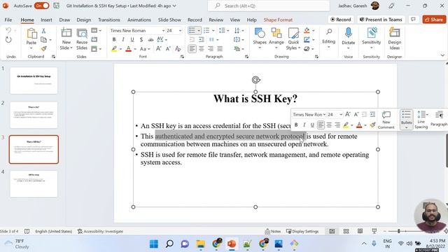 Git Installation And SSH Key Setup on Windows || Ganesh Jadhav AutomationStudio смотреть онлайн