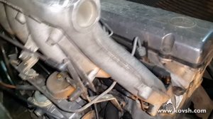 Стук в 601-м моторе Mercedes по причине слабой натяжки цепи ГРМ