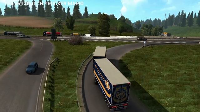 ets 2 ,dutch trucker mario , BDF Tandem skin Scania Malmbergs, scania next gen v8 open pipe смотреть онлайн