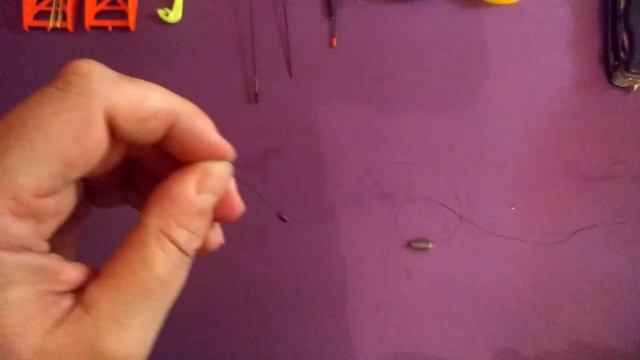 Монтаж Болонской удочки  для ловли на течении.