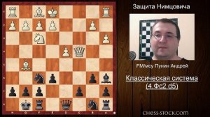 Защита Нимцовича (за чёрных). Часть 2. Классическая система. Релиз курса лекций