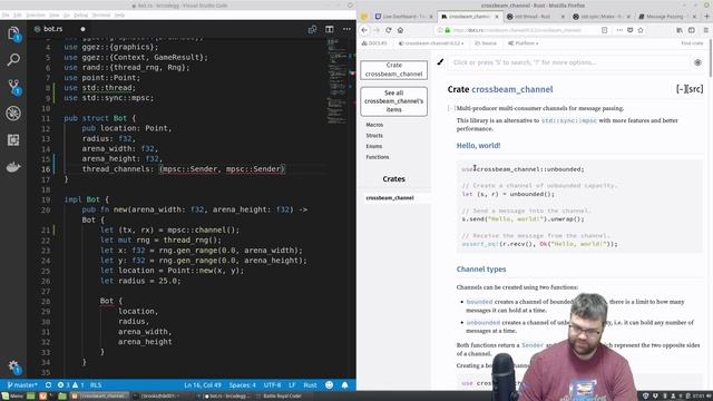 Making a game with Rust (the language) day 5 смотреть онлайн