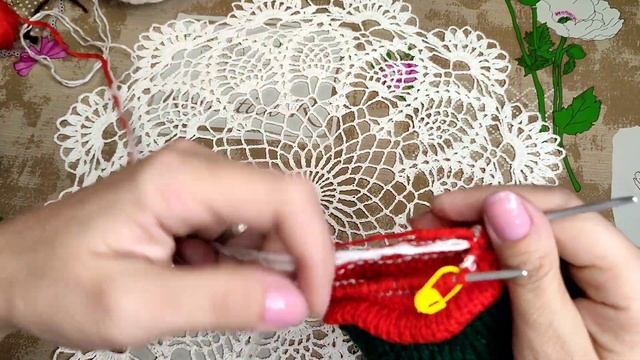 Різдвяний гном спицями МК / Скандинавський гном спицями МК смотреть онлайн