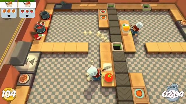 Overcooked 6-2 Solo Score:256