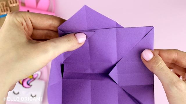 Оригами Сумочка Единорог, Мишка, Зайчик из бумаги | Origami Unicorn, Bear and Bunny Paper Handbag смотреть онлайн