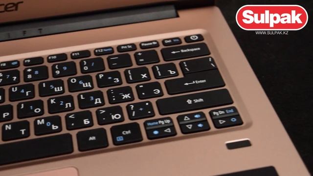 Ультрабук Acer Swift 1 Pink (ACR_20170822T63706) распаковка (www.sulpak.kz) смотреть онлайн