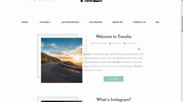 Travelia - Multi-layout Ghost Blog Theme by GhostExpert | ThemeForest Download смотреть онлайн
