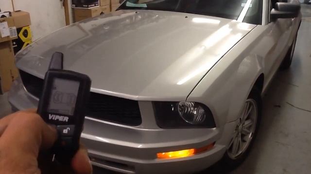 viper 5305v. Remote start alarm 2007 Ford Mustang смотреть онлайн