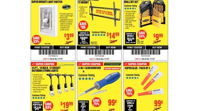 NEW Years Sale| |Harbor Freight 25% OFF coupon смотреть онлайн
