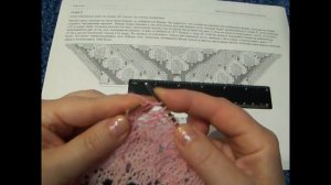 Шаль Дикий Лебедь спицами. Ряды 49-62