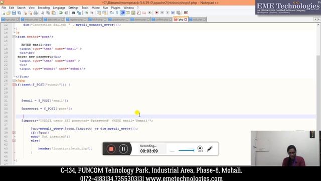 MySQLi - Forgot Password Query in Core PHP смотреть онлайн