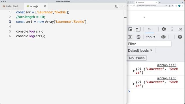 How to Create an Array JavaScript Best practices Tips for coding arrays holding values in an array смотреть онлайн