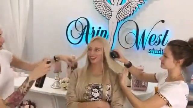 Яна Кудрявцева у нас в гостях на окрашивании ;) смотреть онлайн