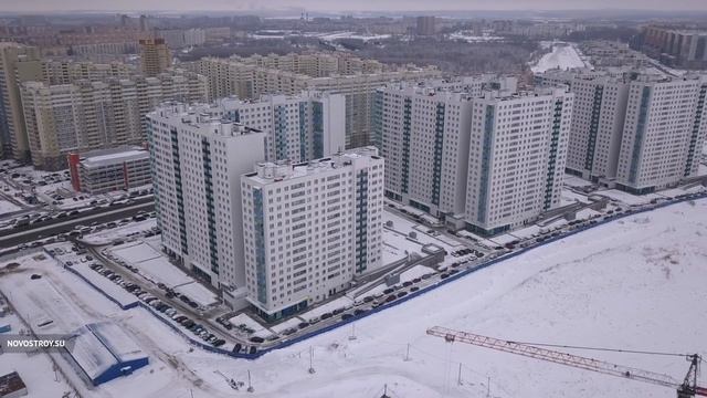 Аэросъёмка ЖК «Огни залива» от 24 марта 2018 года смотреть онлайн