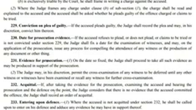 crpc78 court of session trial,s 225 237,& confirmation on death sentence from H C s 366 371 смотреть онлайн