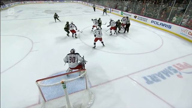 2-й гол Капризова в игре с Коламбусом смотреть онлайн