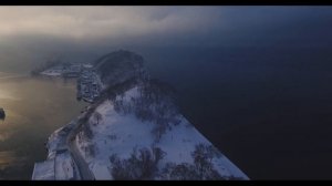 Зимний Петропавловск-Камчатский - Камчатка с высоты птичьего полёта