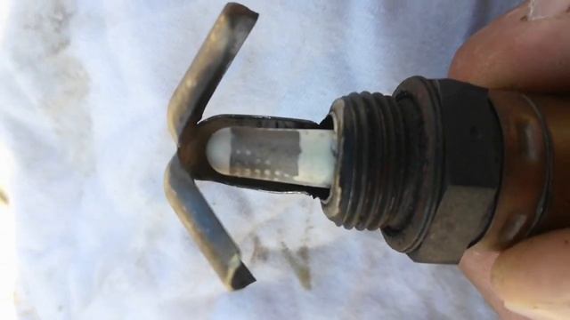 Лямбда зонд, вскрытие лямбда зонда, Mercedes Benz W124, M111, смотреть онлайн