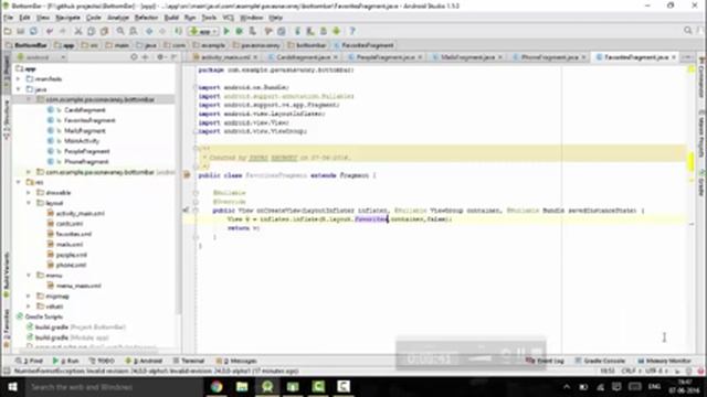 Design Botttombar in Android смотреть онлайн