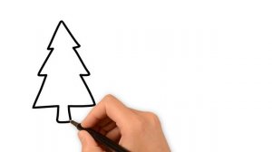 Как нарисовать елку (10 вариантов)