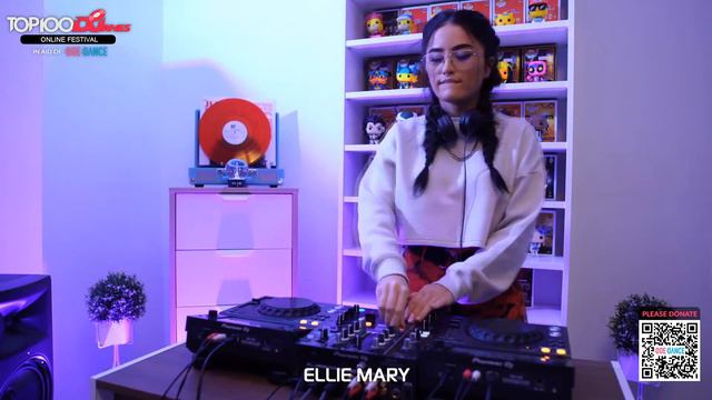 ELLIE MARY live for the #Top100DJanes Online Festival, in aid of Doe Dance смотреть онлайн