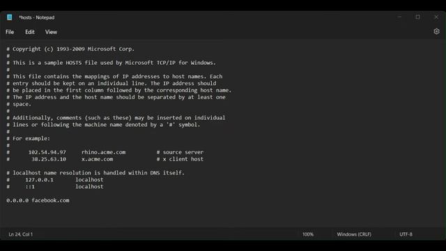 How To Modify Hosts File In Windows