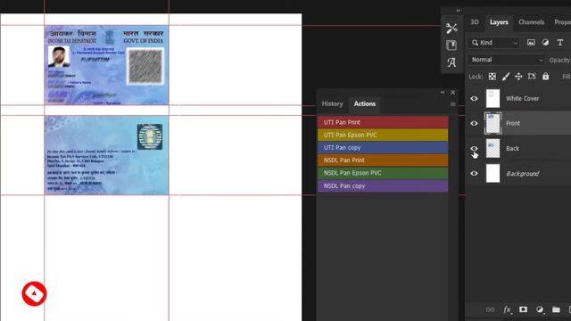 1 Click Pan Card Print Photoshop Action Free ? How to Print Pan Card смотреть онлайн
