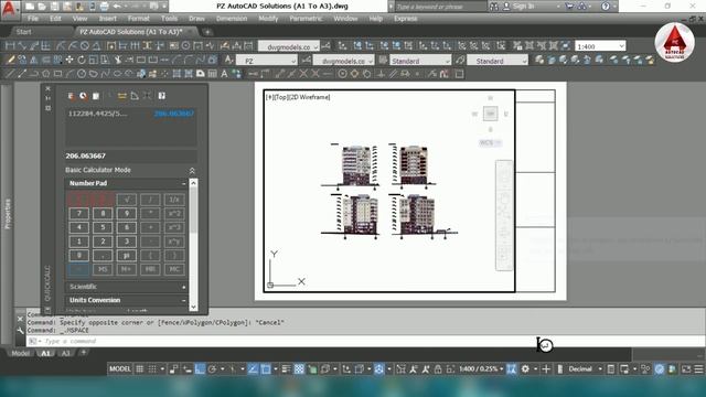 How to Print AutoCAD Dwg A1 size with A3 Printer | A1 Printing смотреть онлайн