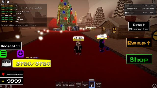 (At The End Roblox Crashed -_-) Showcase New Event + Bonus - Ultimate Sans Fighting 2 смотреть онлайн