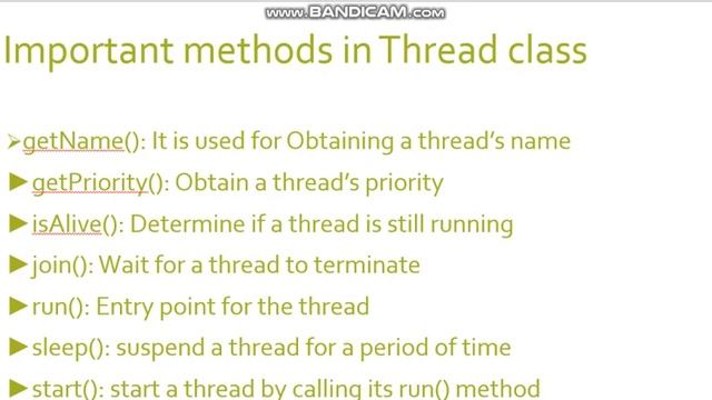 THREADS IN JAVA смотреть онлайн
