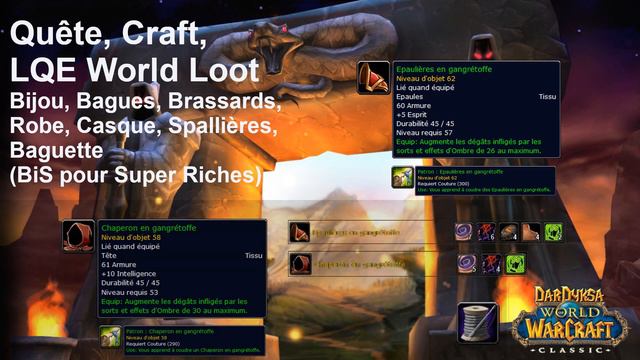 Démoniste pré Raid BiS WoW Classic Guide équipement FR смотреть онлайн