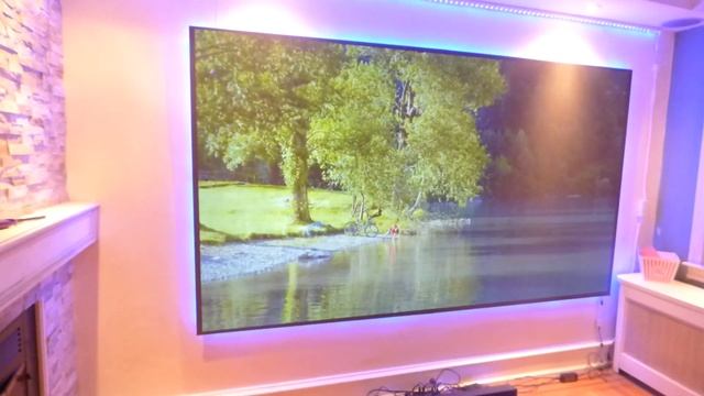 FIRST Look at our new supreme 8 ALR edgeless fix frame 126" 16:9 projection screens смотреть онлайн
