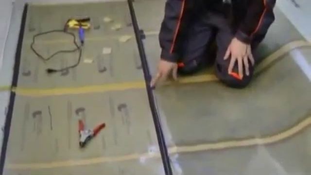 Монтаж тёплого пола из инфокрасной плёнки смотреть онлайн