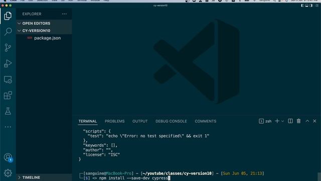 Class 1: Cypress 10 Installation and understanding the new Cypress folder structure (Module 1) смотреть онлайн