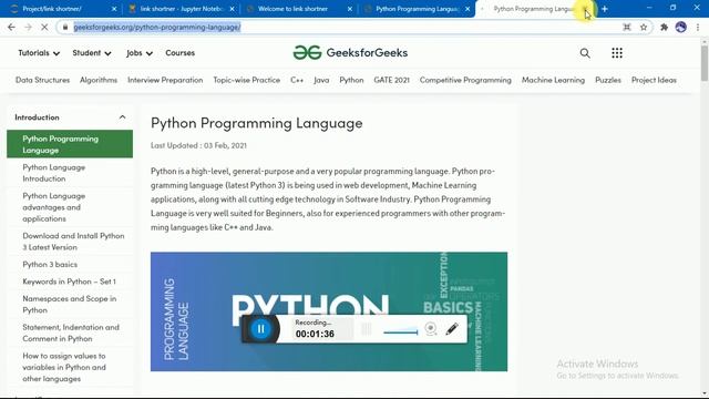 Link Shortner project by python and flask framework смотреть онлайн