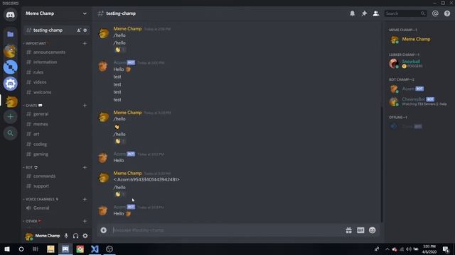Discord Bot Tutorial: Emojis and Reactions смотреть онлайн