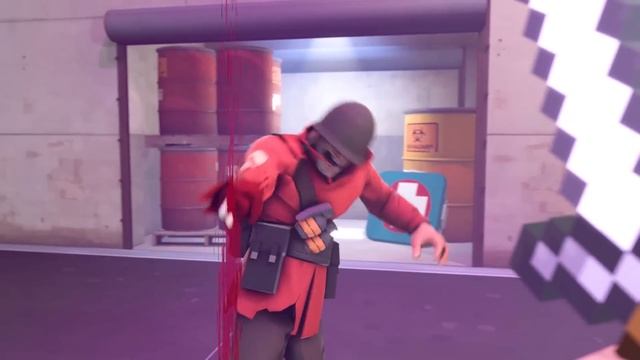 Team Fortress 2 X Minecraft 2 (SFM Animation) смотреть онлайн
