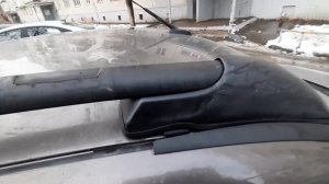 LADA GRANTA FL Снимаем рейлинги и багажник на зиму смотрим потертости на крыше