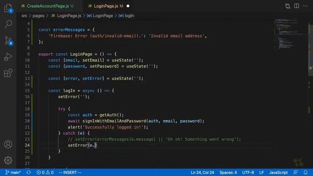 39 Auth Error Handling || Full Stack React Development смотреть онлайн