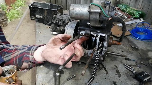 Как разобрать двигатель 125 кубов. 154FMI смотреть онлайн