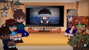Past fnaf 4 kids react to evan||reaction vid||short||by:G3re