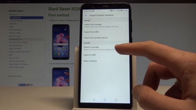 How to Manage Contacts in HUAWEI P Smart - Import / Export Contacts |HardReset.Info смотреть онлайн