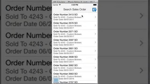 Search Sales Order Smartphone for JD Edwards EnterpriseOne смотреть онлайн