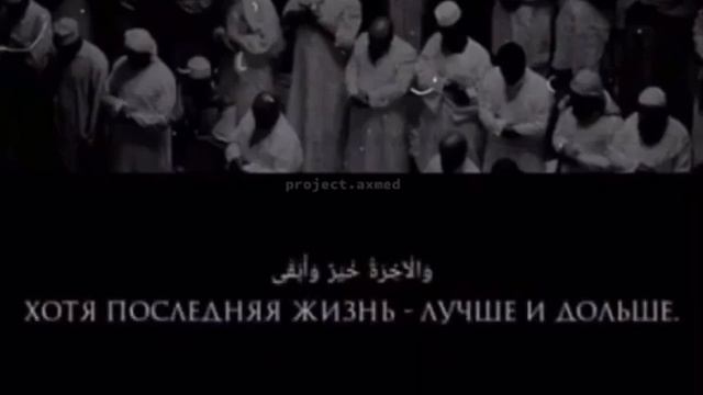 сура 87 Аль-Аля(Высочайший) аяты 14-19, чтец Ахмад Аль Аджми смотреть онлайн