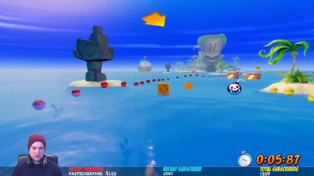 ? The Insane Road To The Platinum! - Crash Bandicoot N. Sane Trilogy [Warped] - LIVE STREAM [#01] смотреть онлайн