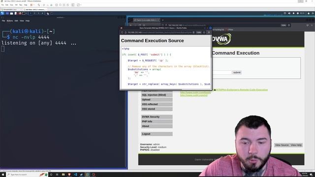 Command Injection - How to Exploit Web Servers (With DVWA) смотреть онлайн