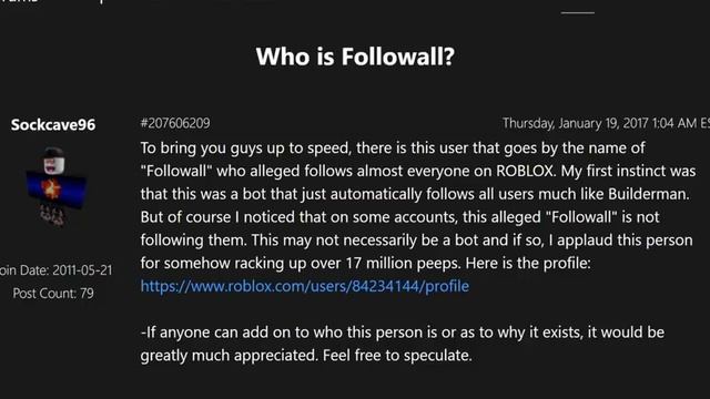 Who is Followall? (Roblox) смотреть онлайн
