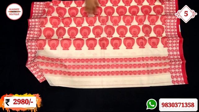 #255 Red & White ll Nijaswee Boutique ll 14/09/2022 смотреть онлайн