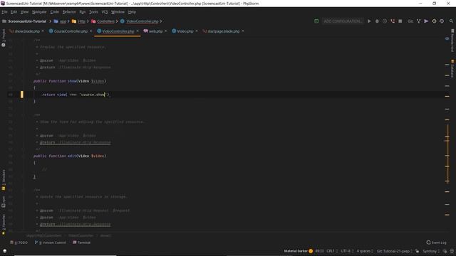 [Laravel 5.7 deutsch] 23-Überarbeitung Template, Interaktion YouTube API, Aufruf Bootstrap-Modals смотреть онлайн